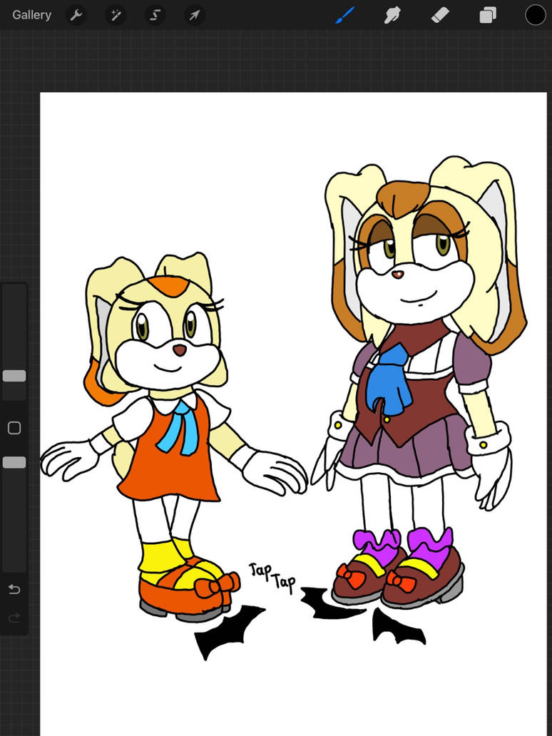 Cream and Vanilla tap dancing together by Speeder152 on DeviantArt