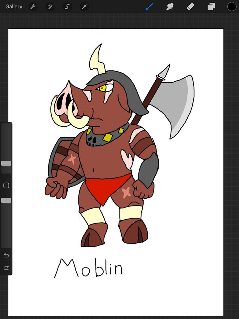 Zelda: Heroes of Hyrule, Moblin by Speeder152 on DeviantArt