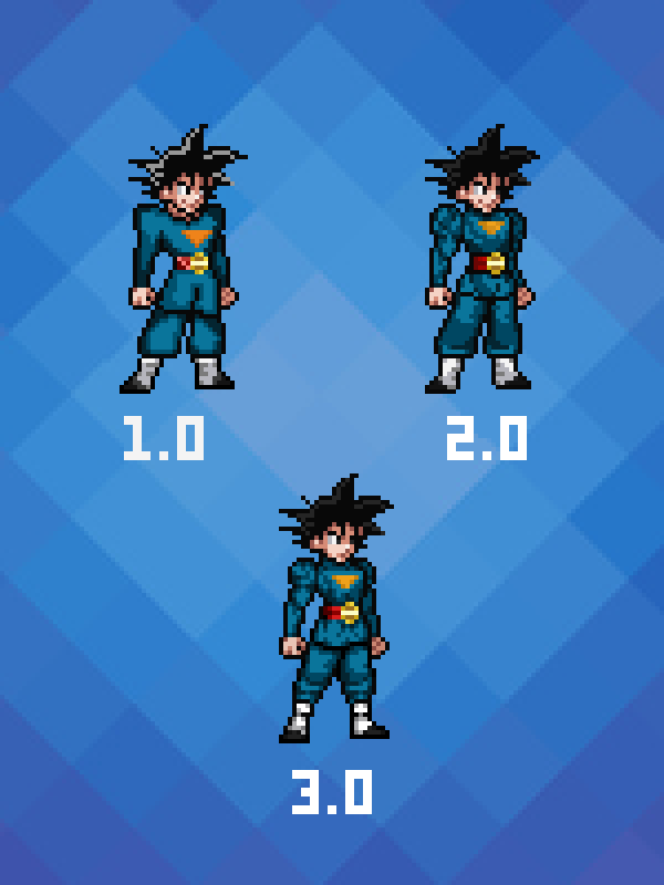 Goku daishinkan (versiones) by Calmestboot on DeviantArt Goku daishinkan (versiones) by Calmestboot on DeviantArt