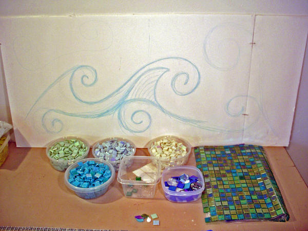 Glass Tile Mosaic Backsplash By Sandevolver On DeviantArt