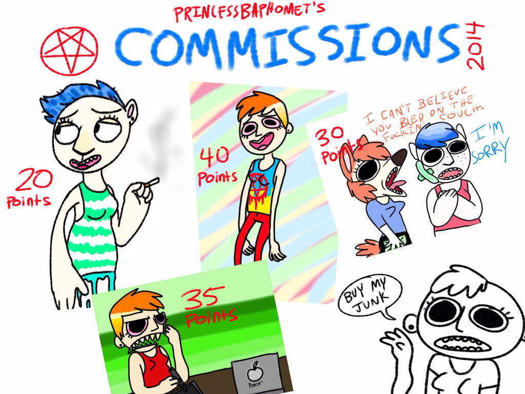 COMMISSION LIST 2014