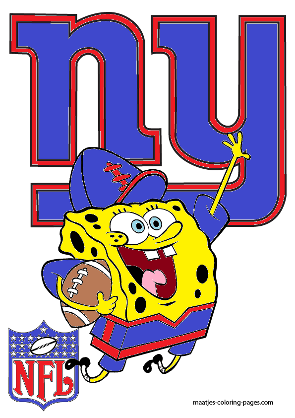 Spongebob New York Giants By Bubbaking On Deviantart