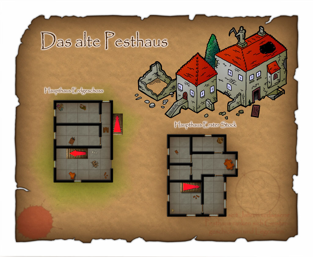 Das alte Pesthaus - Old Plague Ward Color Edition