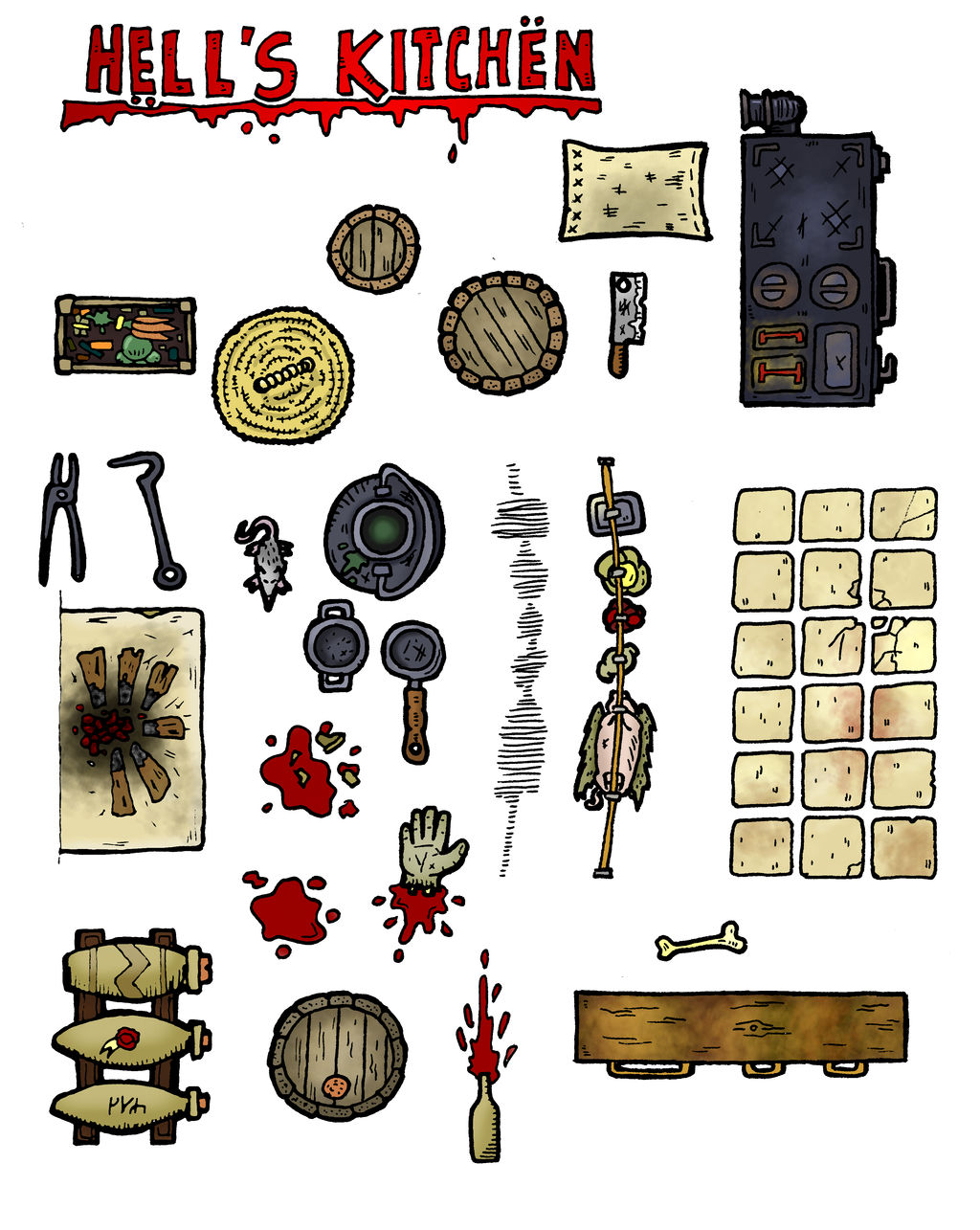 Hel's Kitchen Vector Hell's Kitchen col by DarthAsparagus on DeviantArt