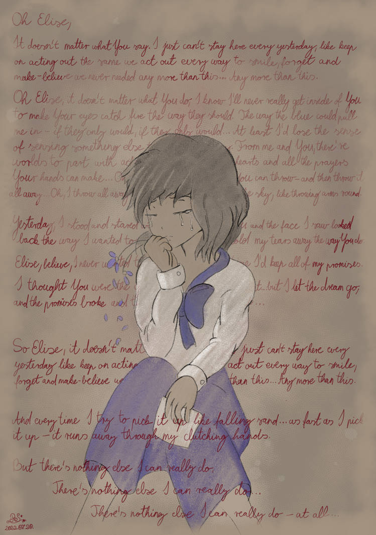 9 A Letter To Elise by 8BitSpider on DeviantArt