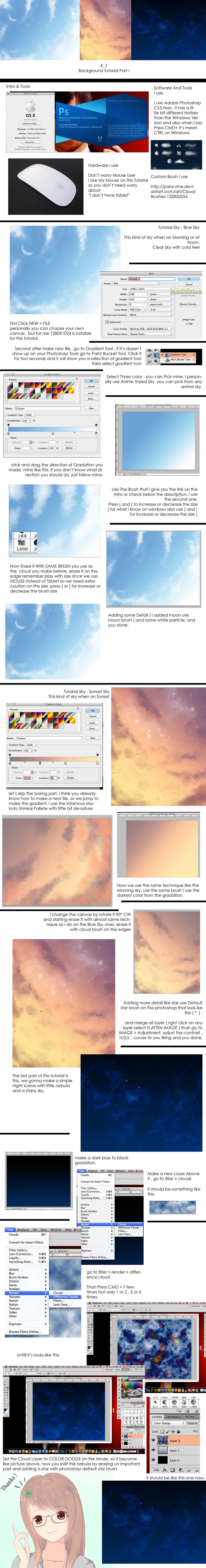 Sky And Clouds Tutorial