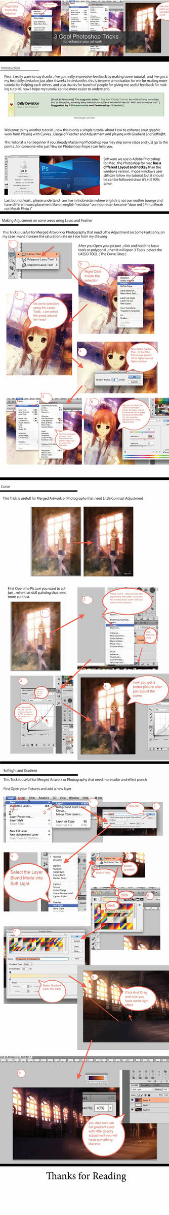 3 Cool Photoshop Trick for enhance your artwork
