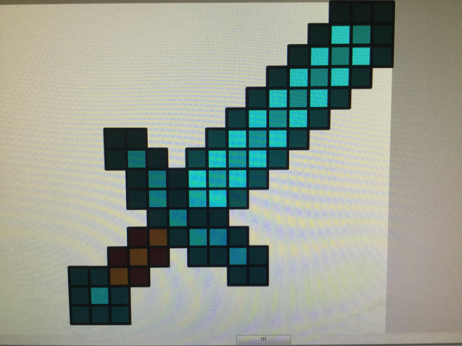 Diamond Sword Pixel Art by KID-Z4P on DeviantArt