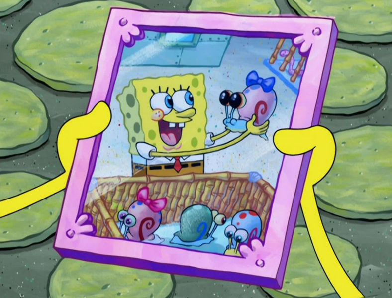 SpongeBob Meets Gary by KID-Z4P on DeviantArt