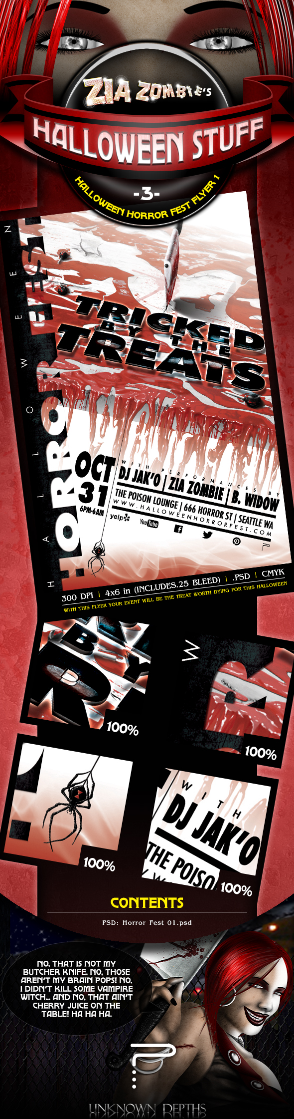 Halloween Horror Fest Flyer 01 - Template