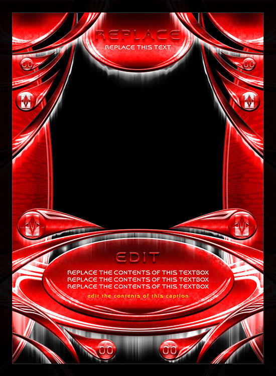 Card Design - Trading Card Game Template Style 03 by CauseThought on ...
