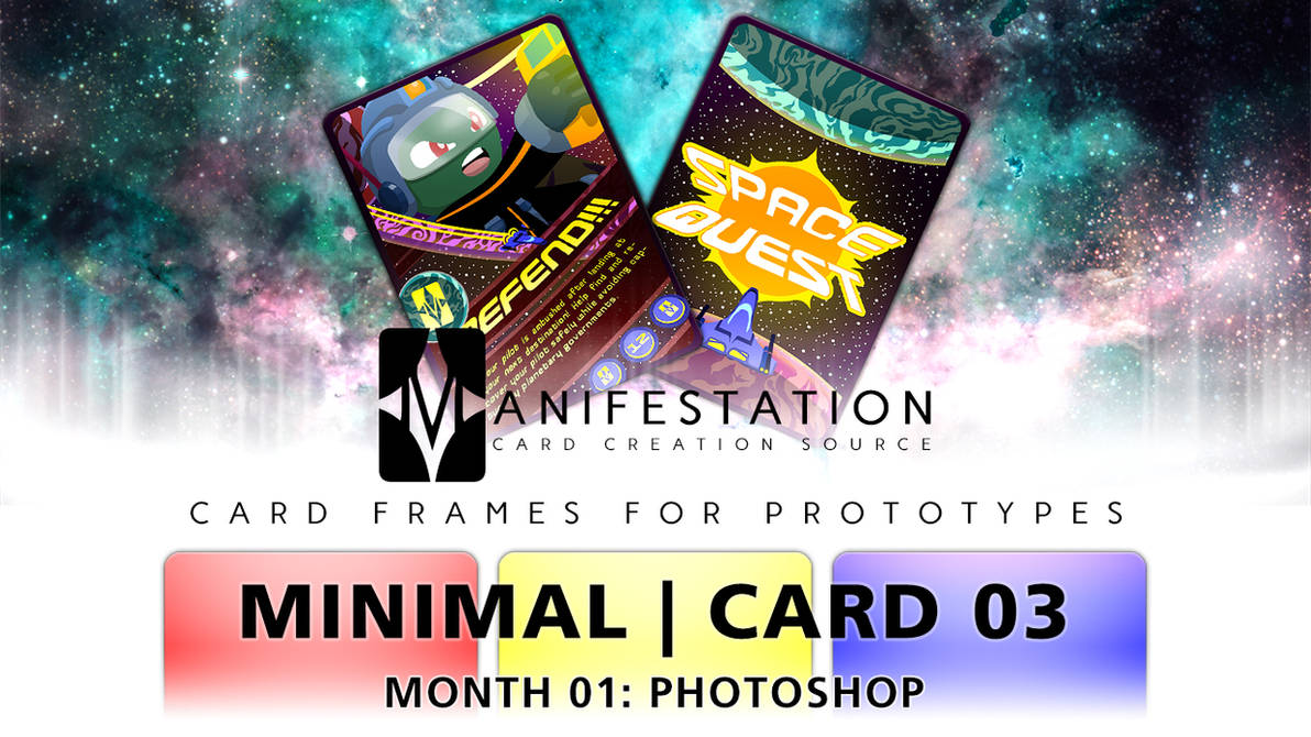 Month 01: Card 03 - Photoshop (Minimal | SciFi) by CauseThought
