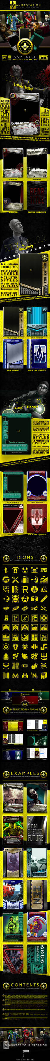 Modern Age: Photoshop Trading Card Templates by CauseThought