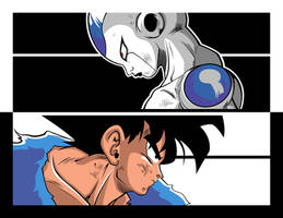 Frieza Goku Stare