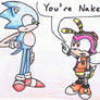 Sonic has no clothes on