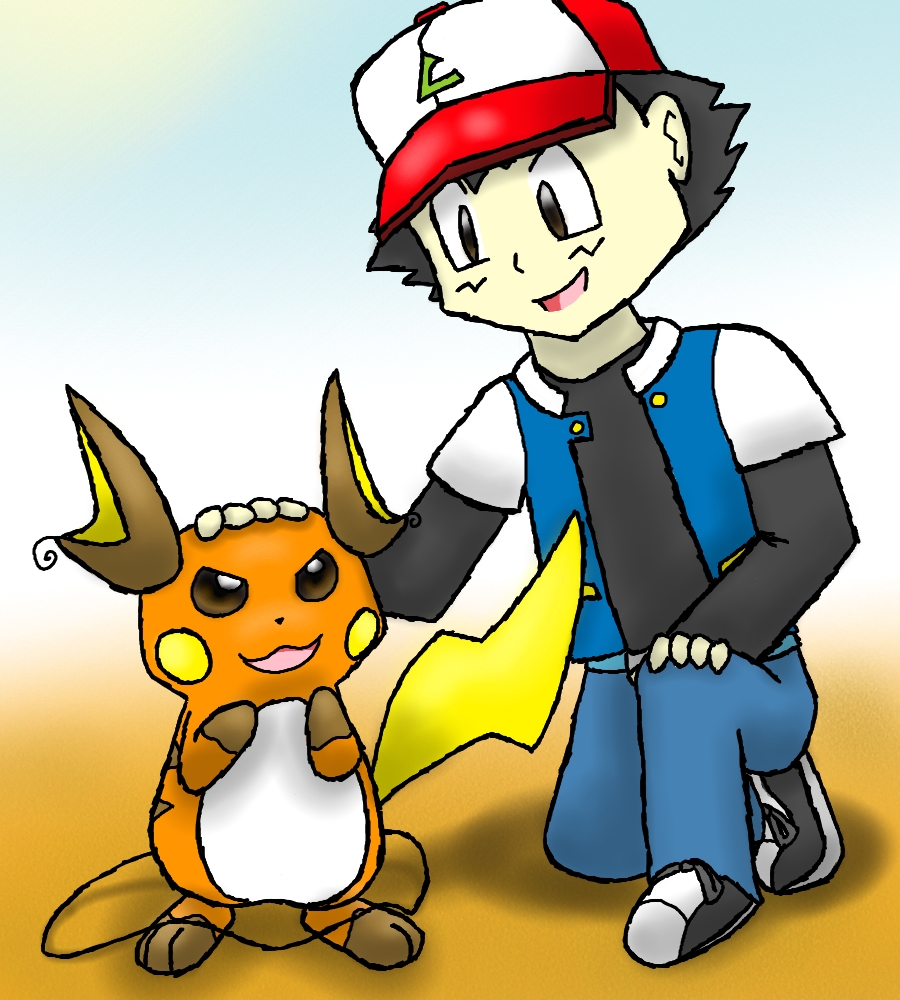 ReVamp: Ash and Raichu by MoonbowDragon on DeviantArt