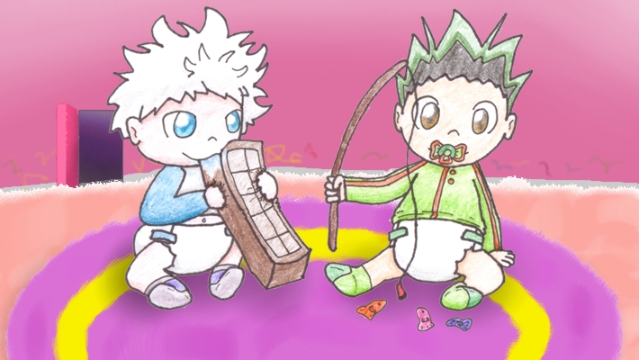 Requested- Baby Gon and Killua