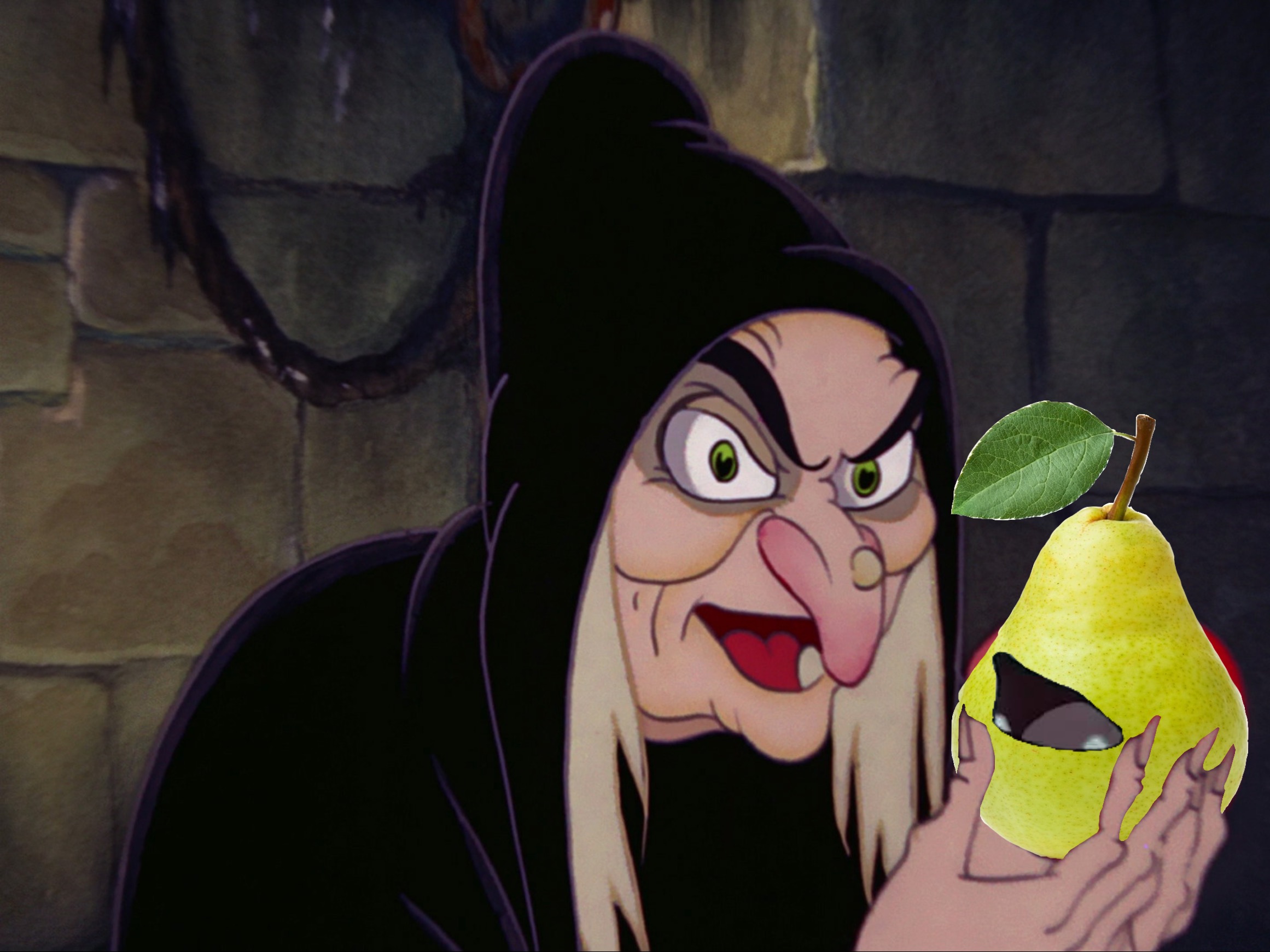 Evil Queen Preapares Poison Pear!