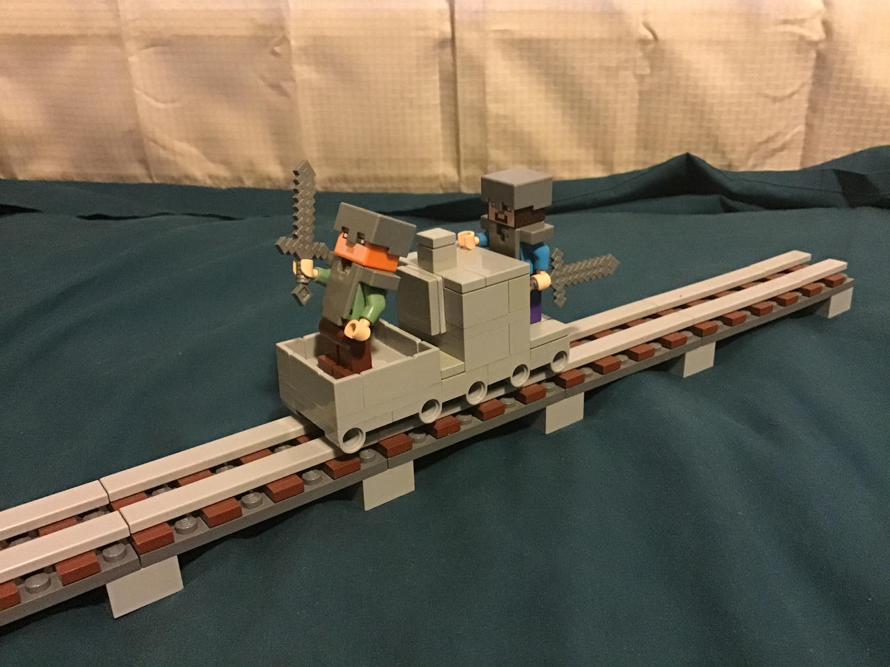 LEGO Minecraft steam locomotive idea 8 by steamrailwilly on DeviantArt