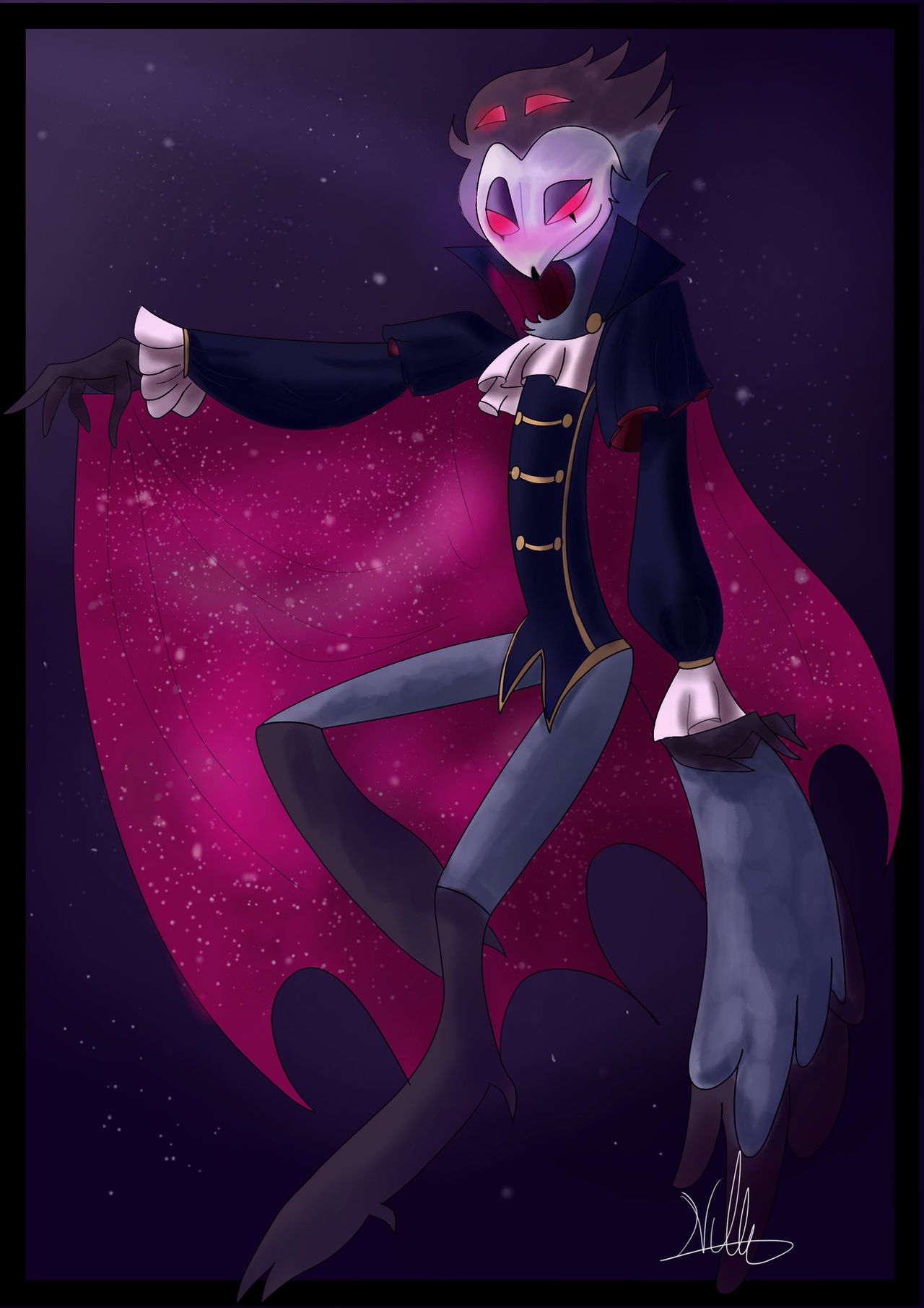 Stolas Robe Deviantart Stolas by KujoCrimson on DeviantArt