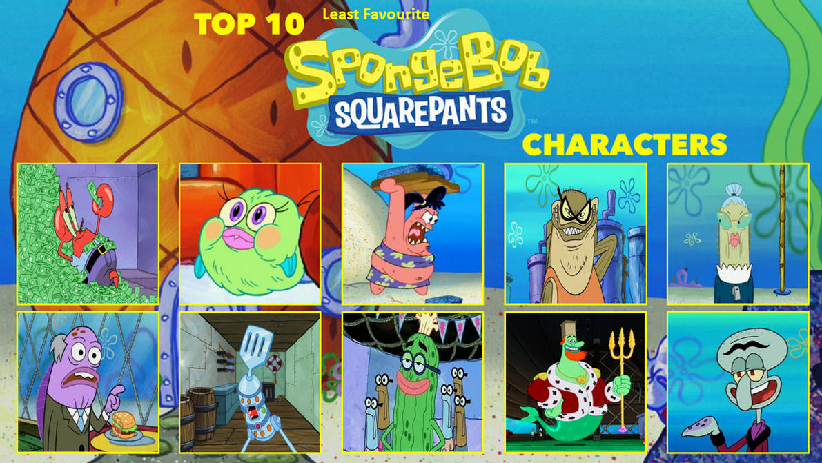Top 10 LF SpongeBob SquarePants Characters By Media201055 On DeviantArt top-10-lf-spongebob-squarepants-characters-by-media201055-on-deviantart