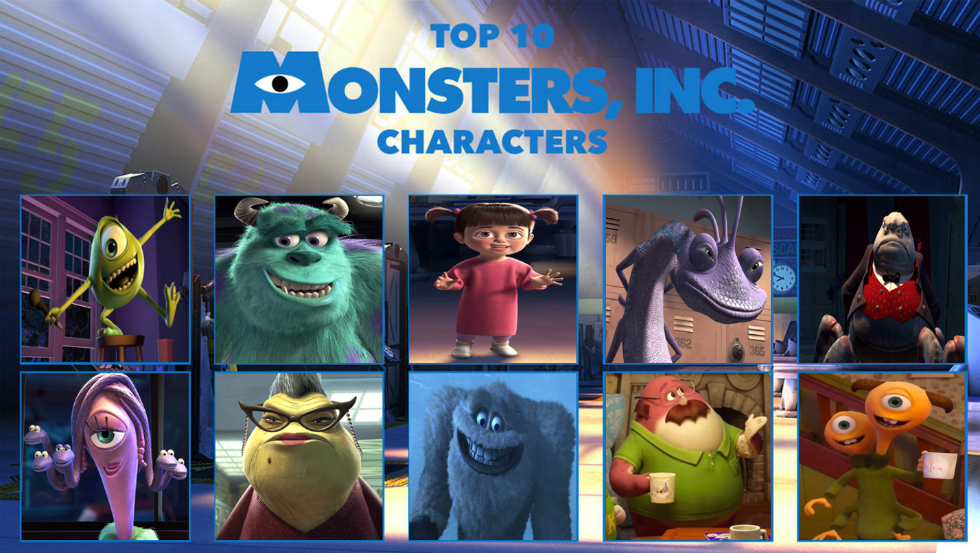 Every Character in Monsters Inc by @entertainment720 - Listium