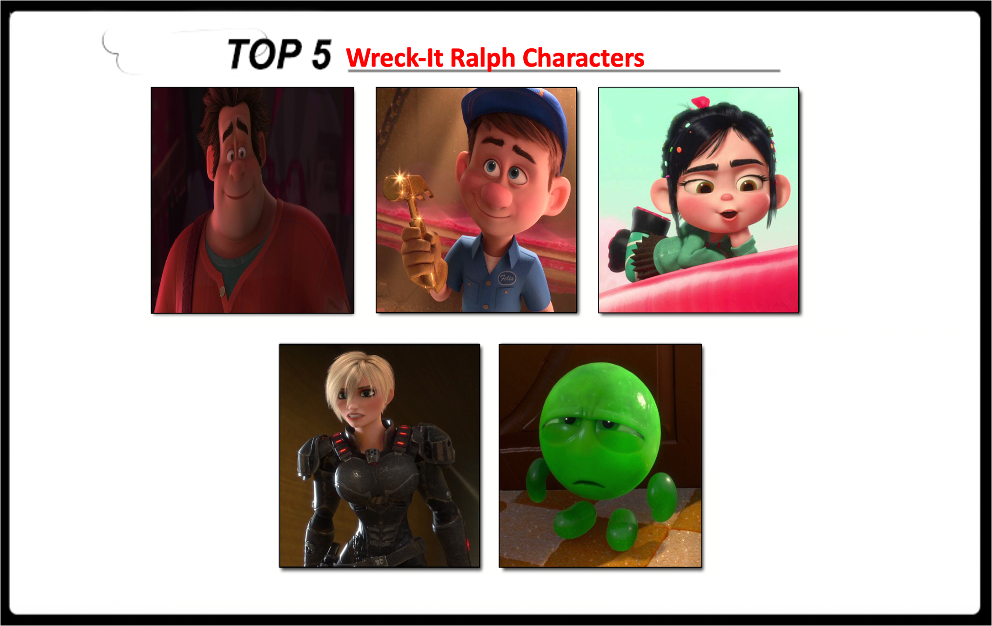 Racket Ralph Character Actor Top 5 Wreck-It Ralph Characters by Media201055 on DeviantArt
