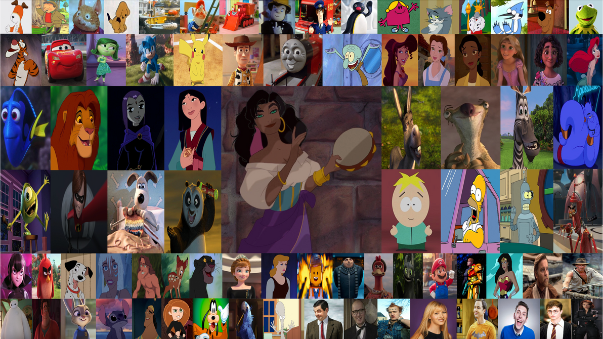 Characters Collages Deviantart Collage Of My Favourite Characters by Media201055 on DeviantArt