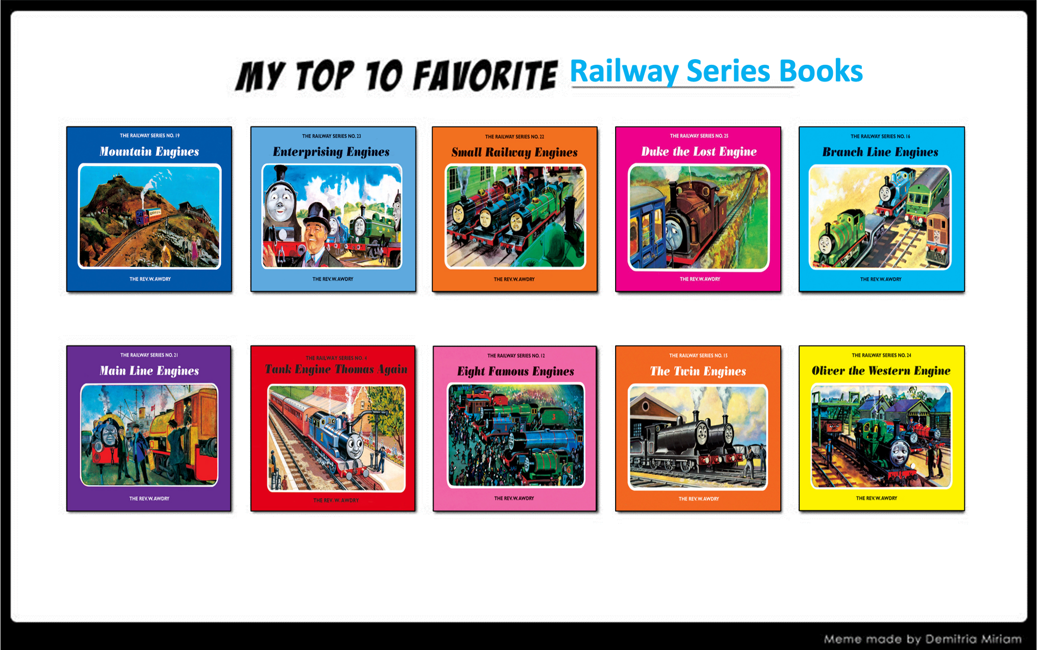 Top 10 RWS Books by Media201055 on DeviantArt