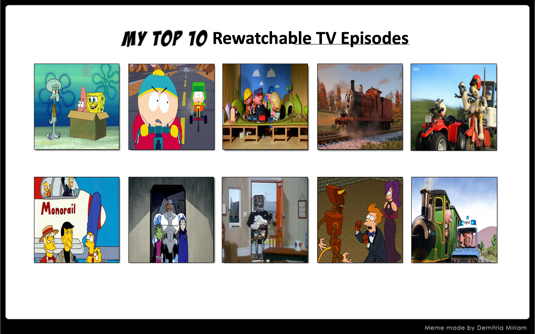Deviantart Which Episode Top 10 Rewatchable Episodes by Media201055 on DeviantArt