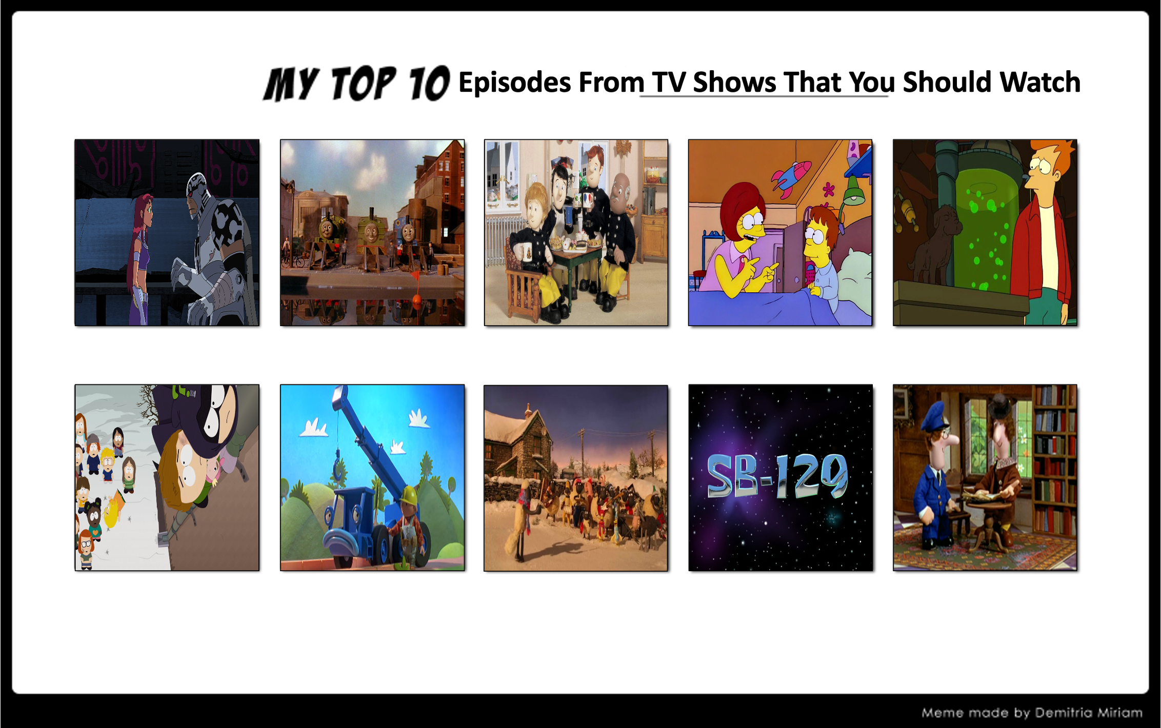 Deviantart Which Episode Top 10 TV Episodes That You Should Watch by Media201055 on DeviantArt