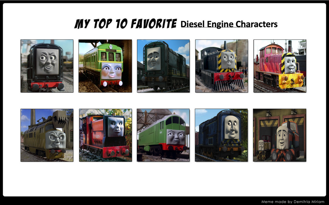 Engine Speed Character Top 10 Diesel Engine Characters by Media201055 on DeviantArt