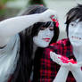 Marceline and Marshall Lee