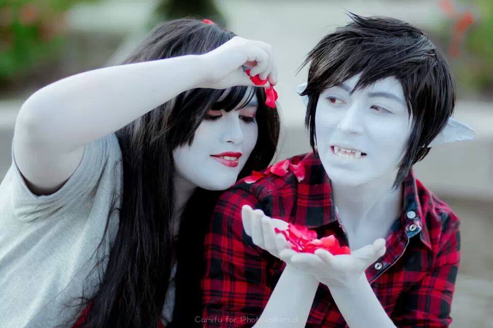 Marceline and Marshall Lee