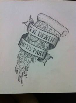 Pizza tattoo