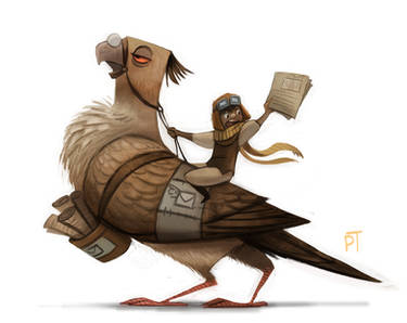 DAY 499. Sketch Dailies Challenge - Paperboy