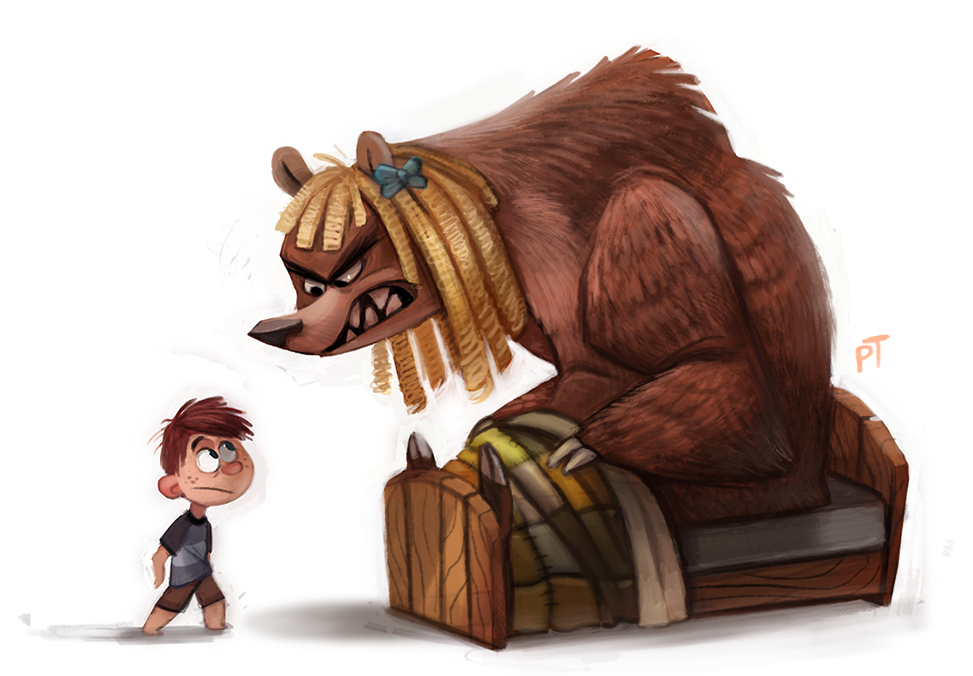 Day 521. Sketch Dailies Challenge - Goldilocks