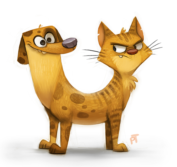 Day 525. CatDog by Cryptid Creations on DeviantArt