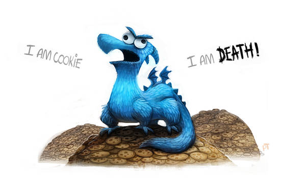 Day 530. Sketch Dailies Challenge - Cookie Monster
