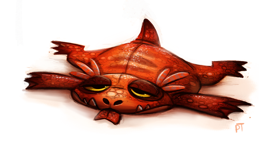 Day 555. Lol. Drawing with a migraine....