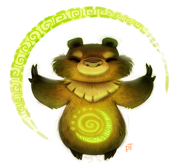 Day 569. Eclipse Bear (I swear I'm done lol)