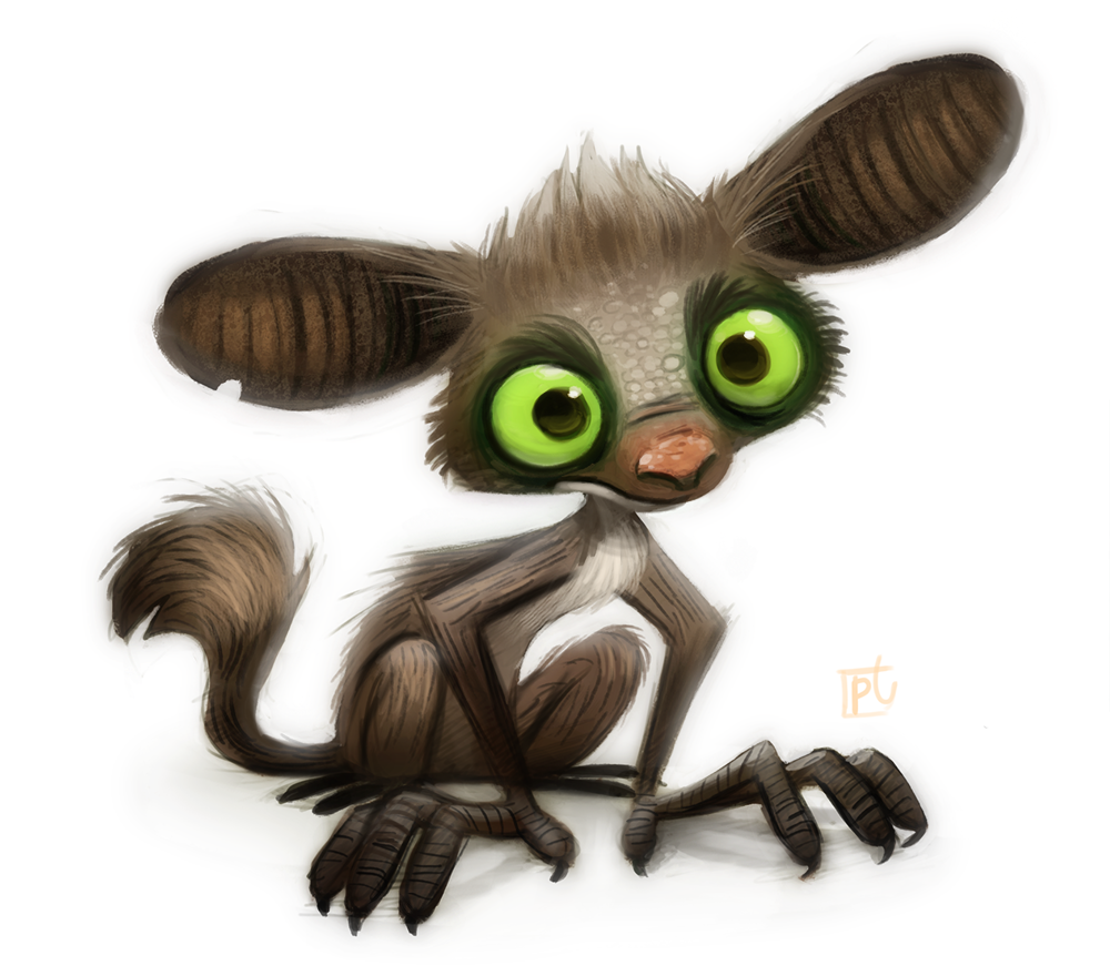 Daily Paint #625 - Aye-Aye