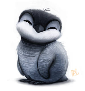 Daily Paint #629. Penguin Quickie by Cryptid-Creations
