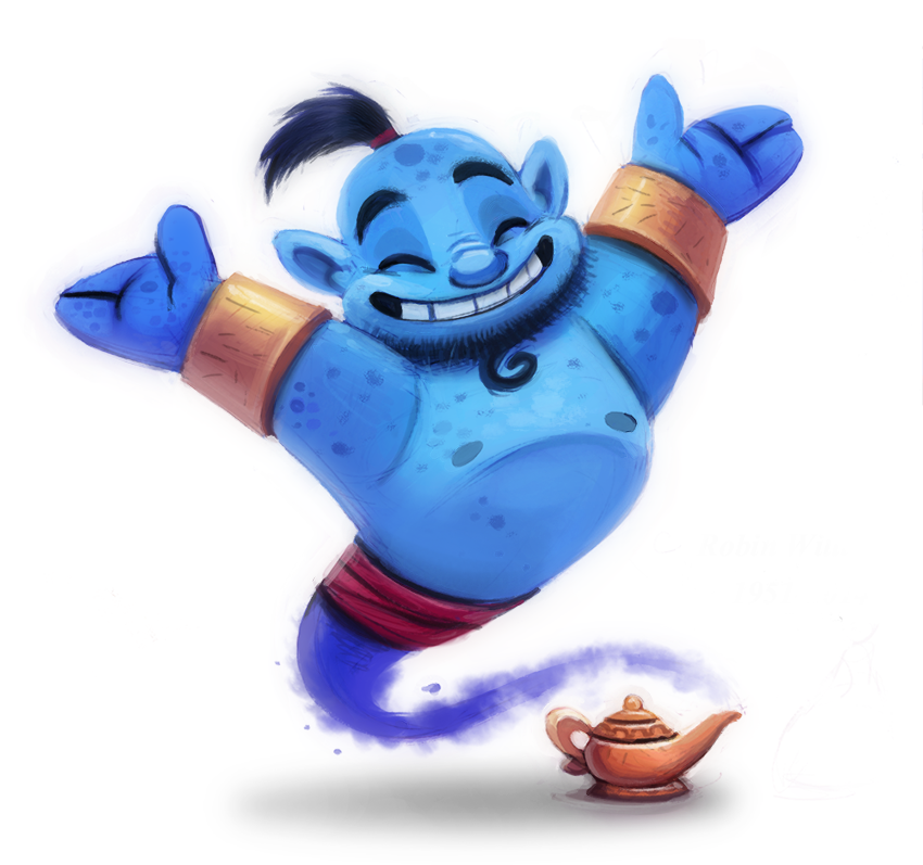 Daily Paint #631 - RIP Robin Williams :(