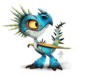Daily Paint #640. HTTYD Stormfly