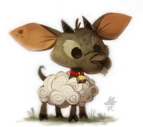 Daily Paint #646. Quickie Sheep