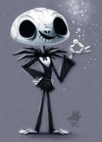 Daily Paint #647. Jack Skellington