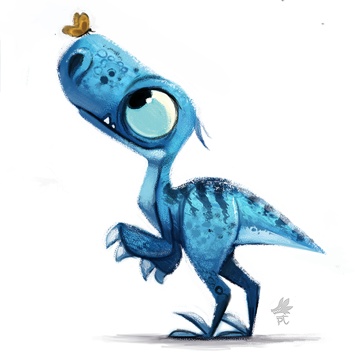 Daily Paint 651. Jurassic Book - Style Exploration