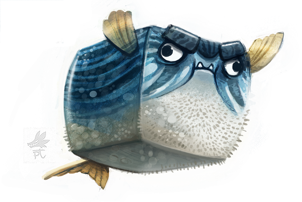 Daily Paint #656. They see me floati'n