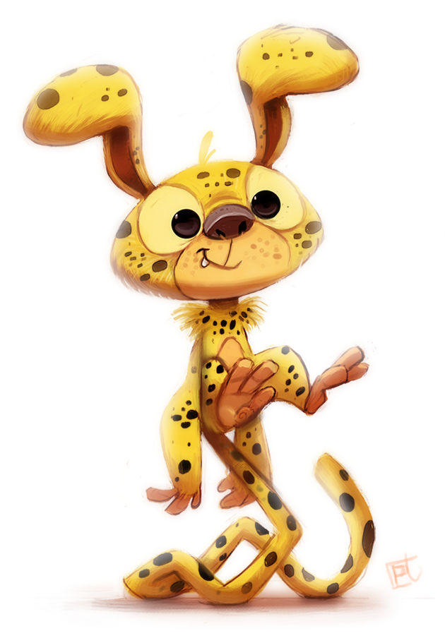 Day 687. Marsupilami by Cryptid-Creations on DeviantArt